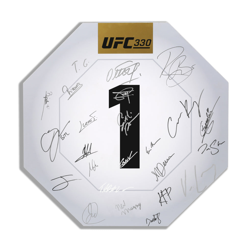 UFC 330: Makhachev vs Machado Garry Signed Replica Round Card One