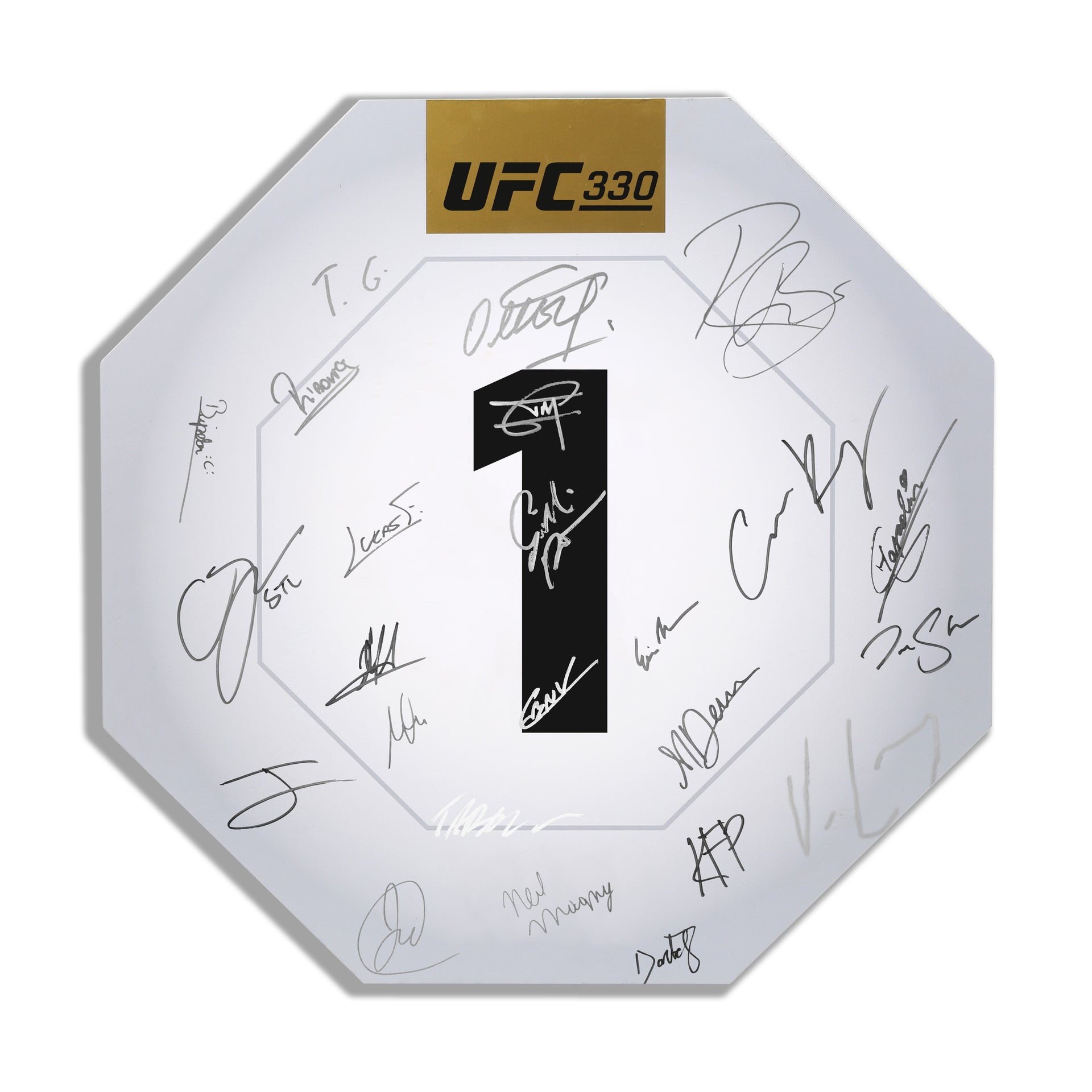 UFC 330: Makhachev vs Machado Garry Signed Replica Round Card One