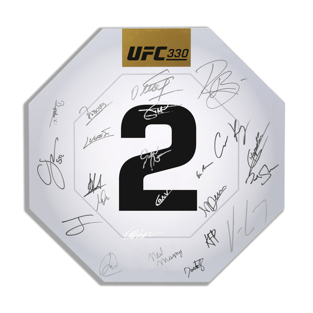 UFC 330: Makhachev vs Machado Garry Signed Replica Round Card Two