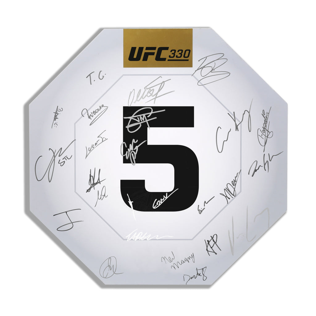 UFC 330: Makhachev vs Machado Garry Signed Replica Round Card Five