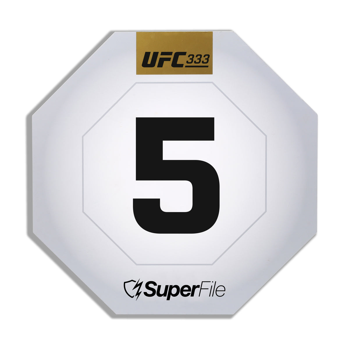 UFC 333: Volkanovski vs Evloev Event Used Round Card Five