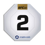 UFC 321: Aspinall vs Gane Event Used Round Card Two