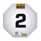 UFC 319: Du Plessis vs Chimaev Event Used Round Card Two