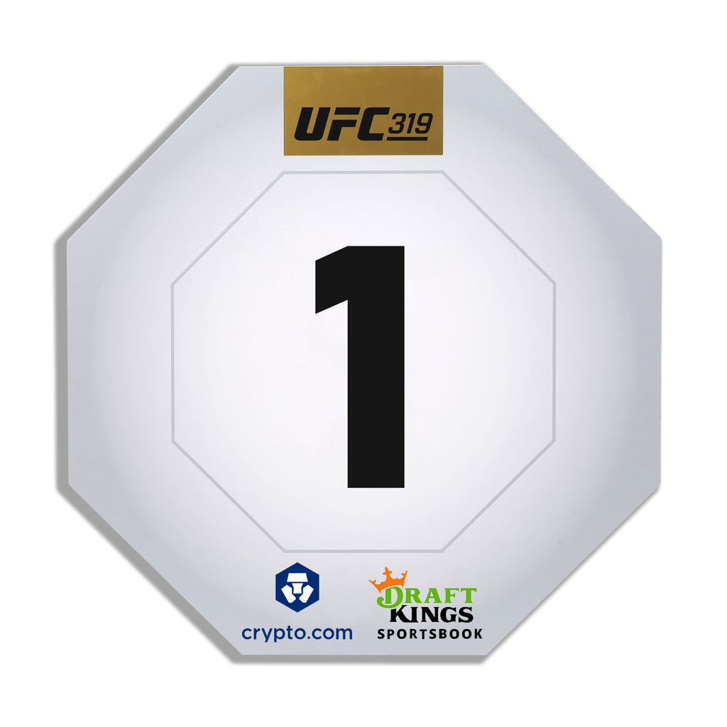 UFC 319: Du Plessis vs Chimaev Event Used Round One Card