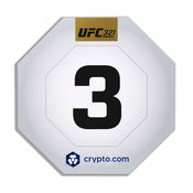 UFC 321: Aspinall vs Gane Event Used Round Card Three