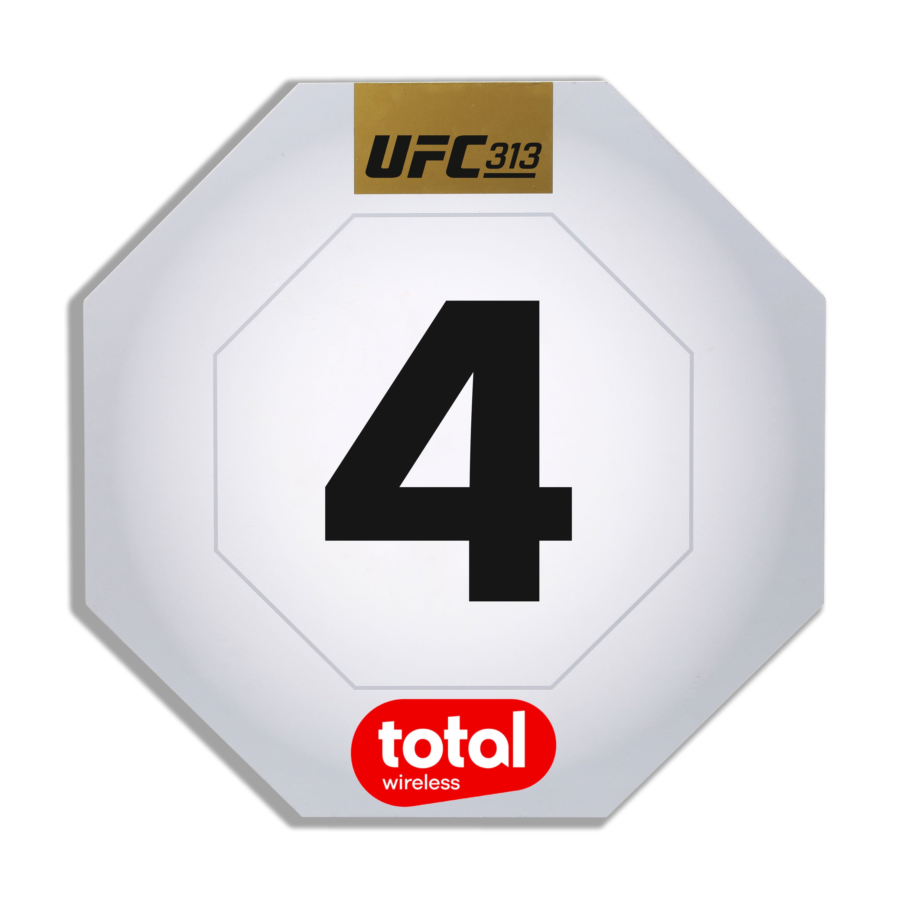 UFC 313: Pereira vs Ankalaev Event Used Round Four Card