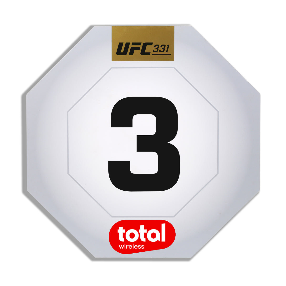 UFC 331: Van vs Pantoja 2 Event Used Round Card Three