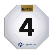UFC 321: Aspinall vs Gane Event Used Round Card Four