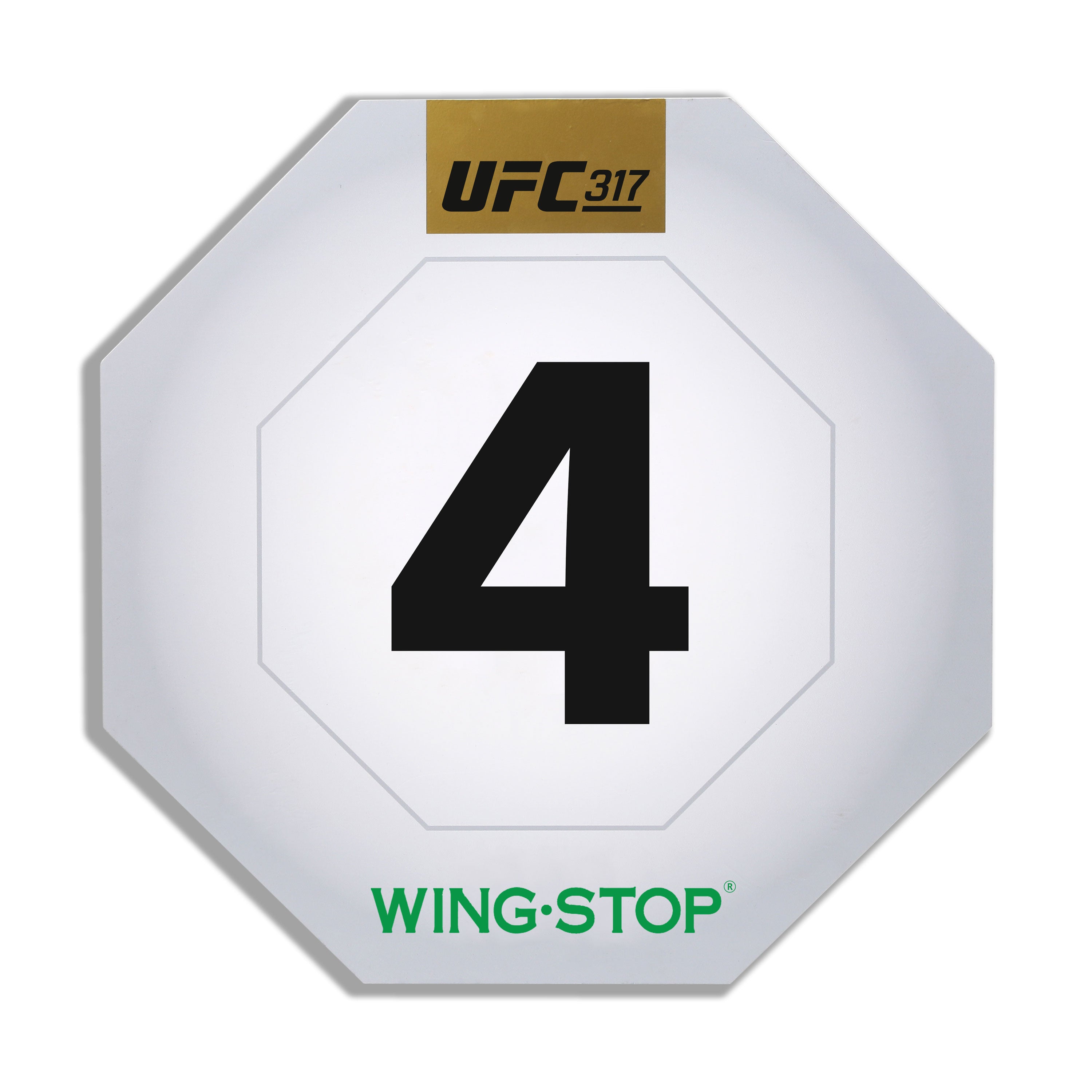 UFC 317: Topuria vs Oliveira Event Used Round Four Card