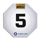 UFC 321: Aspinall vs Gane Event Used Round Card Five