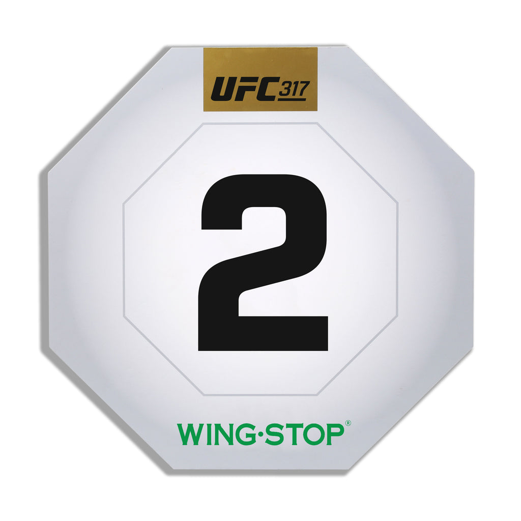 UFC 317: Topuria vs Oliveira Event Used Round Two Card