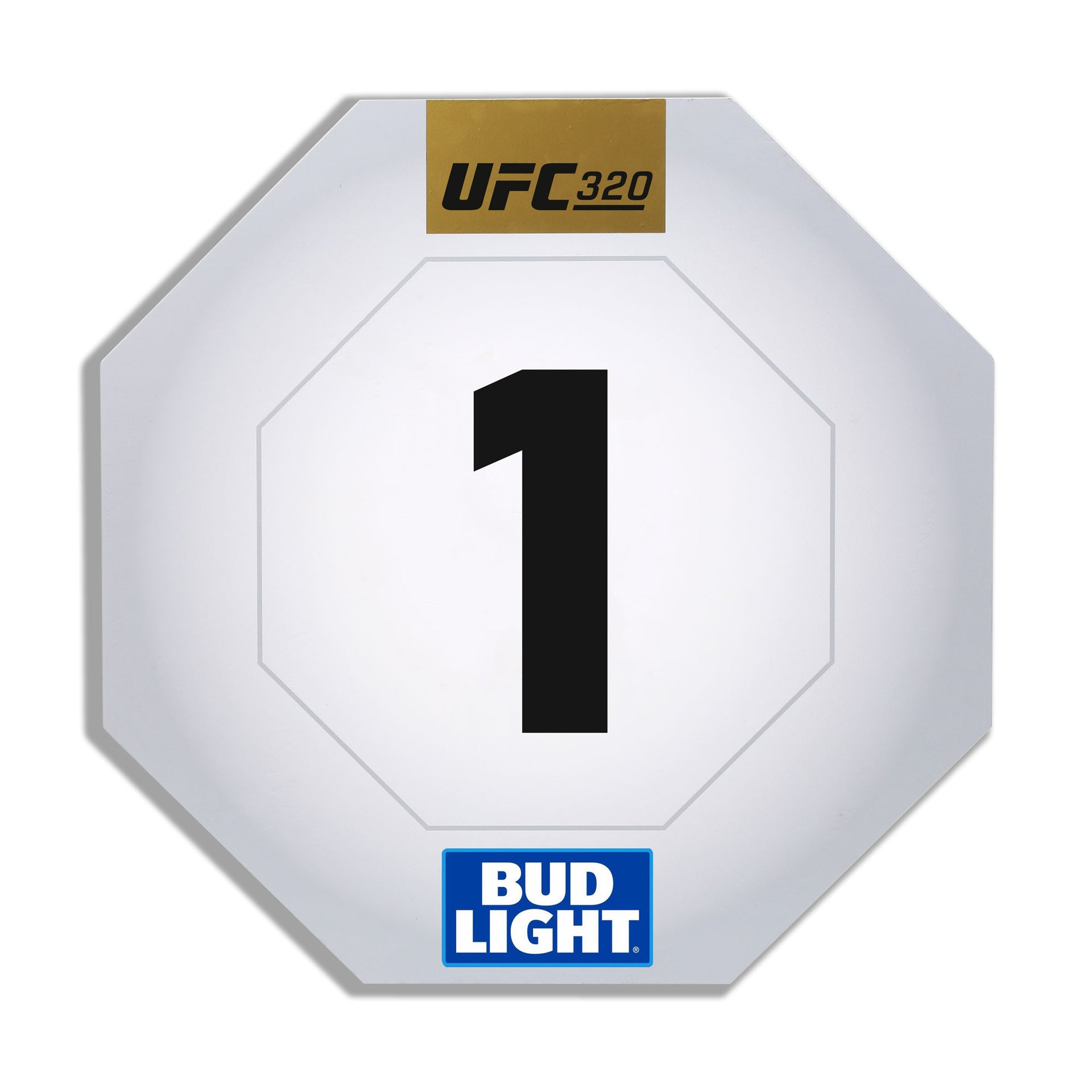 UFC 320: Ankalaev vs Pereira 2 Event Used Round Card One