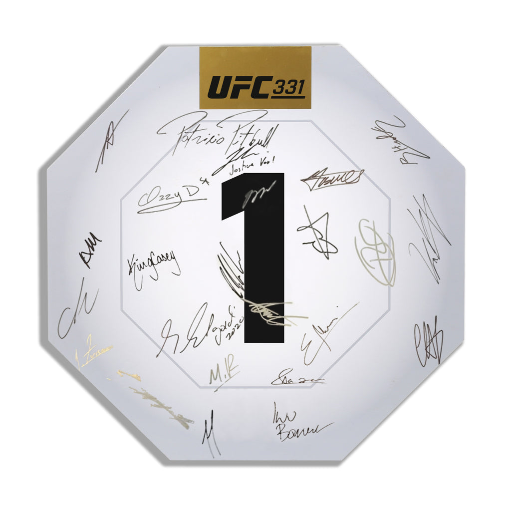 UFC 331: Van vs Pantoja 2 Signed Replica Round Card One