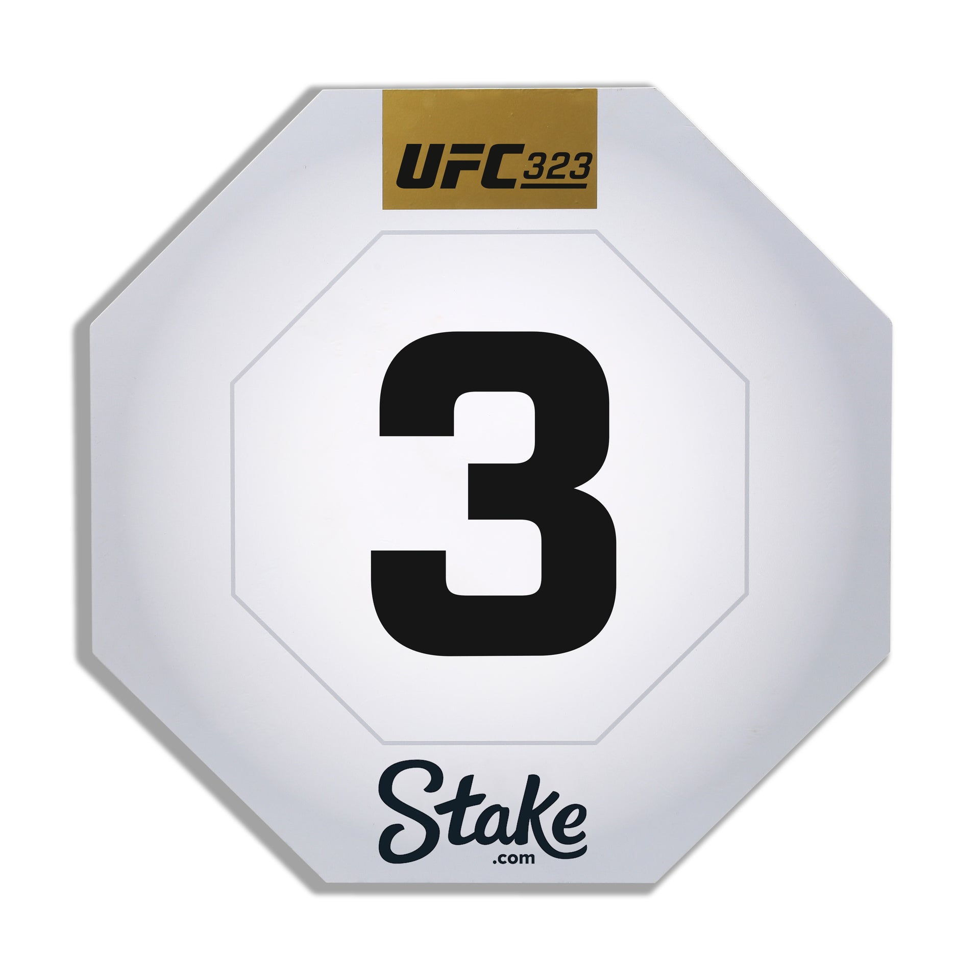 UFC 323: Dvalishvili vs Yan 2 Event Used Round Card Three