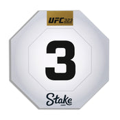 UFC 323: Dvalishvili vs Yan 2 Event Used Round Card Three