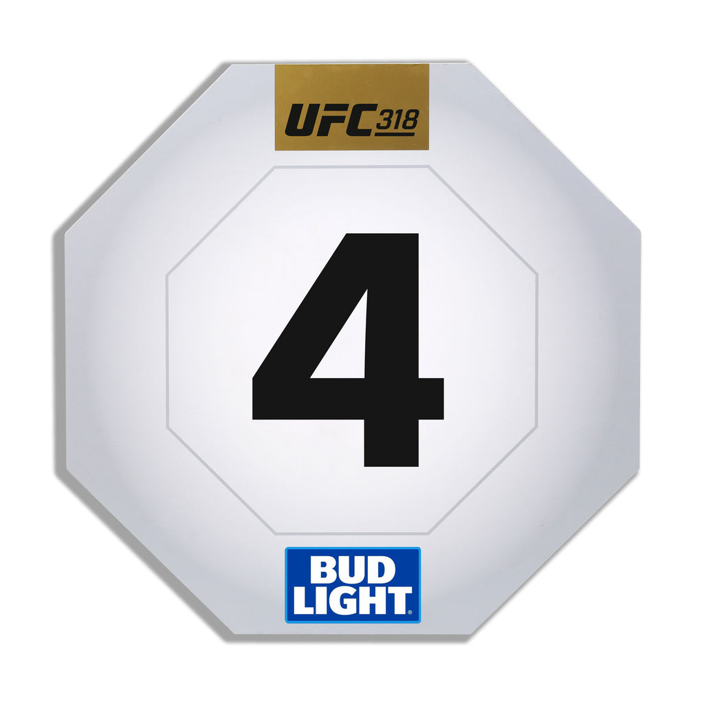 UFC 318: Holloway vs Poirier 3 Event Used Round Four Card