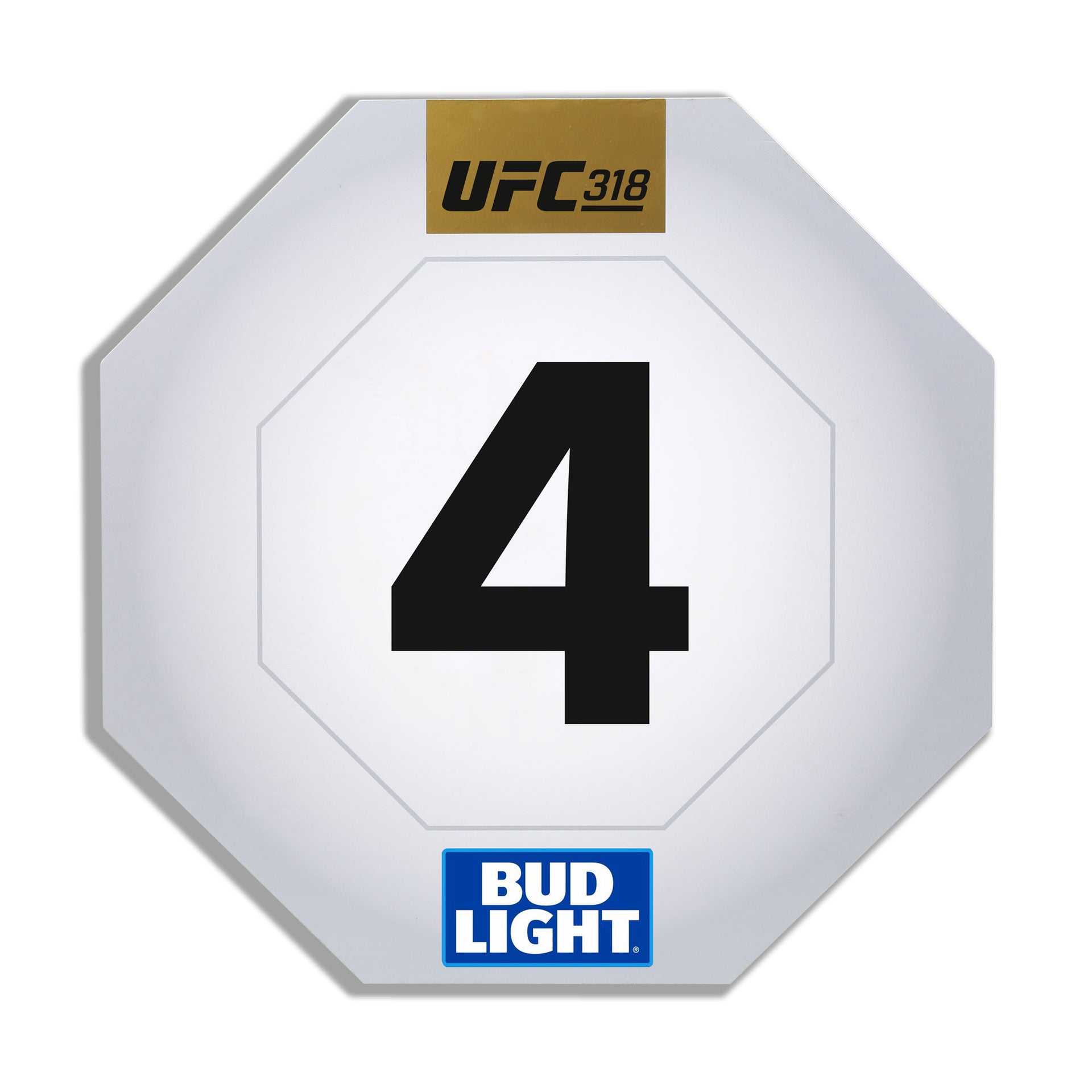 UFC 318: Holloway vs Poirier 3 Event Used Round Four Card