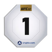 UFC 321: Aspinall vs Gane Event Used Round Card One