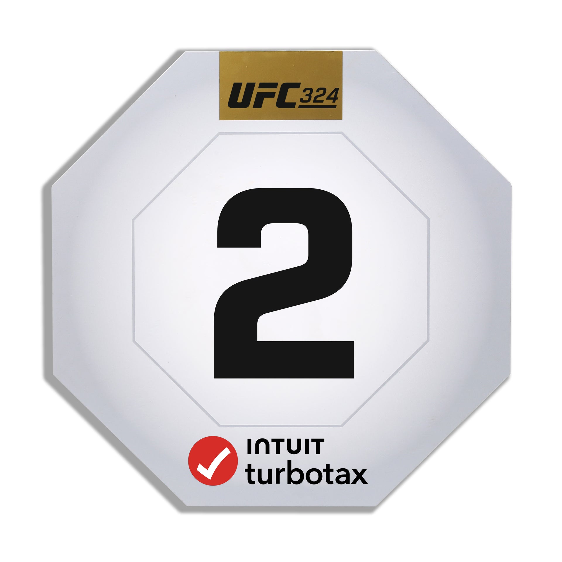 UFC 324: Gaethje vs Pimblett Event Used Round Card Two