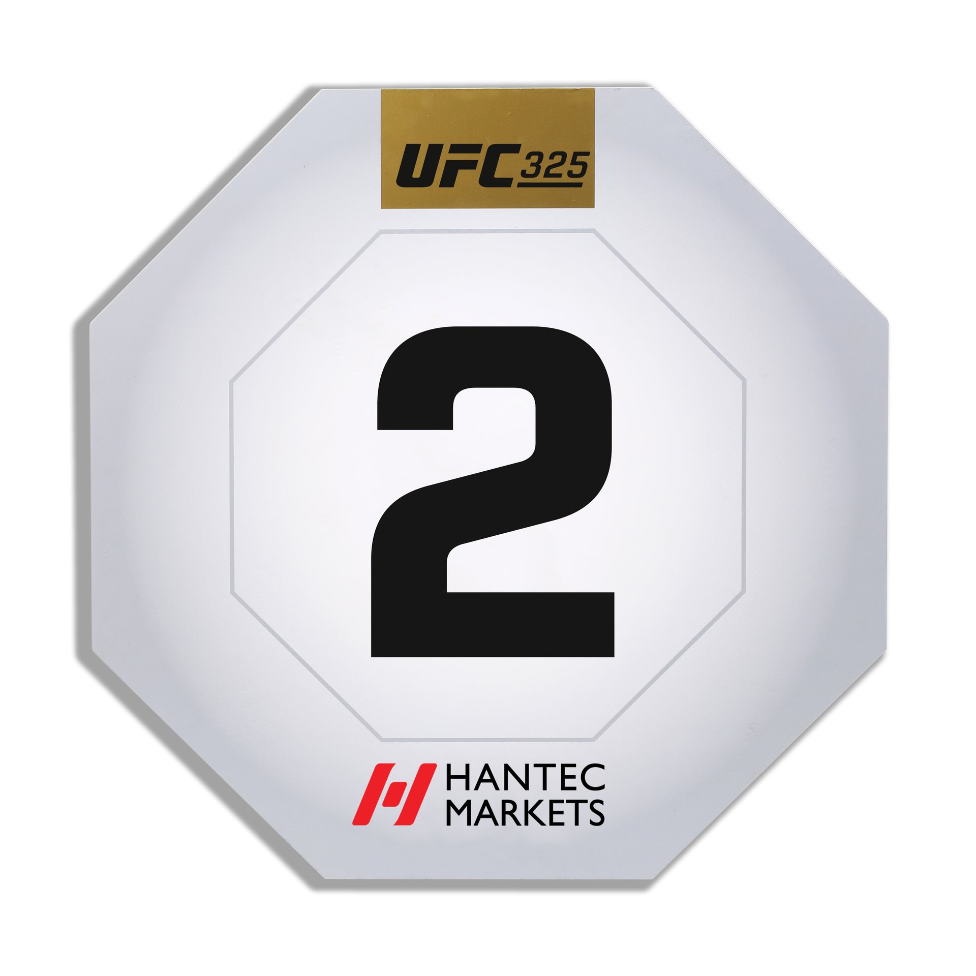 UFC 325: Volkanovski vs Lopes 2 Event Used Round Card Two