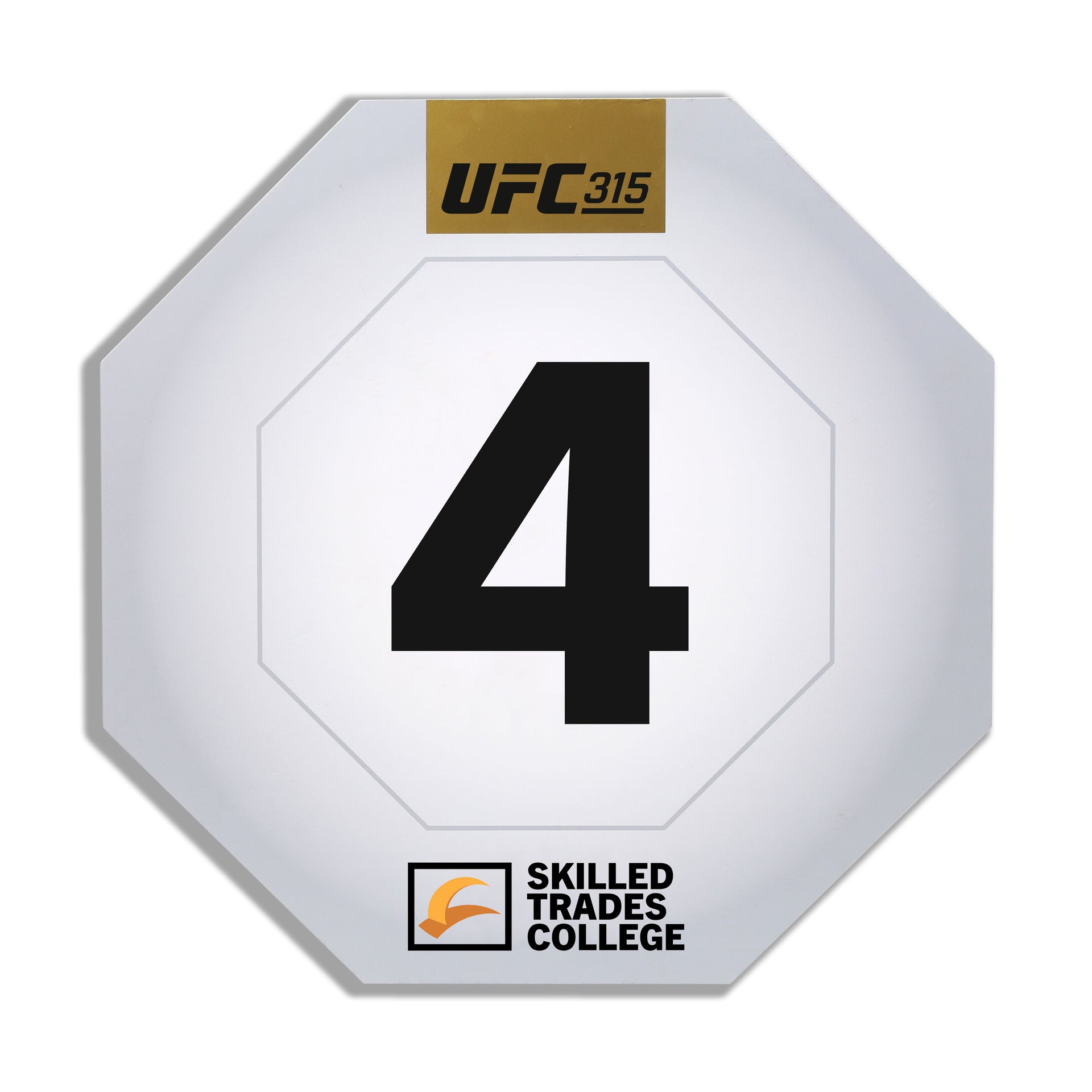 UFC 315: Muhammad vs Della Maddalena Event Used Round Card Four