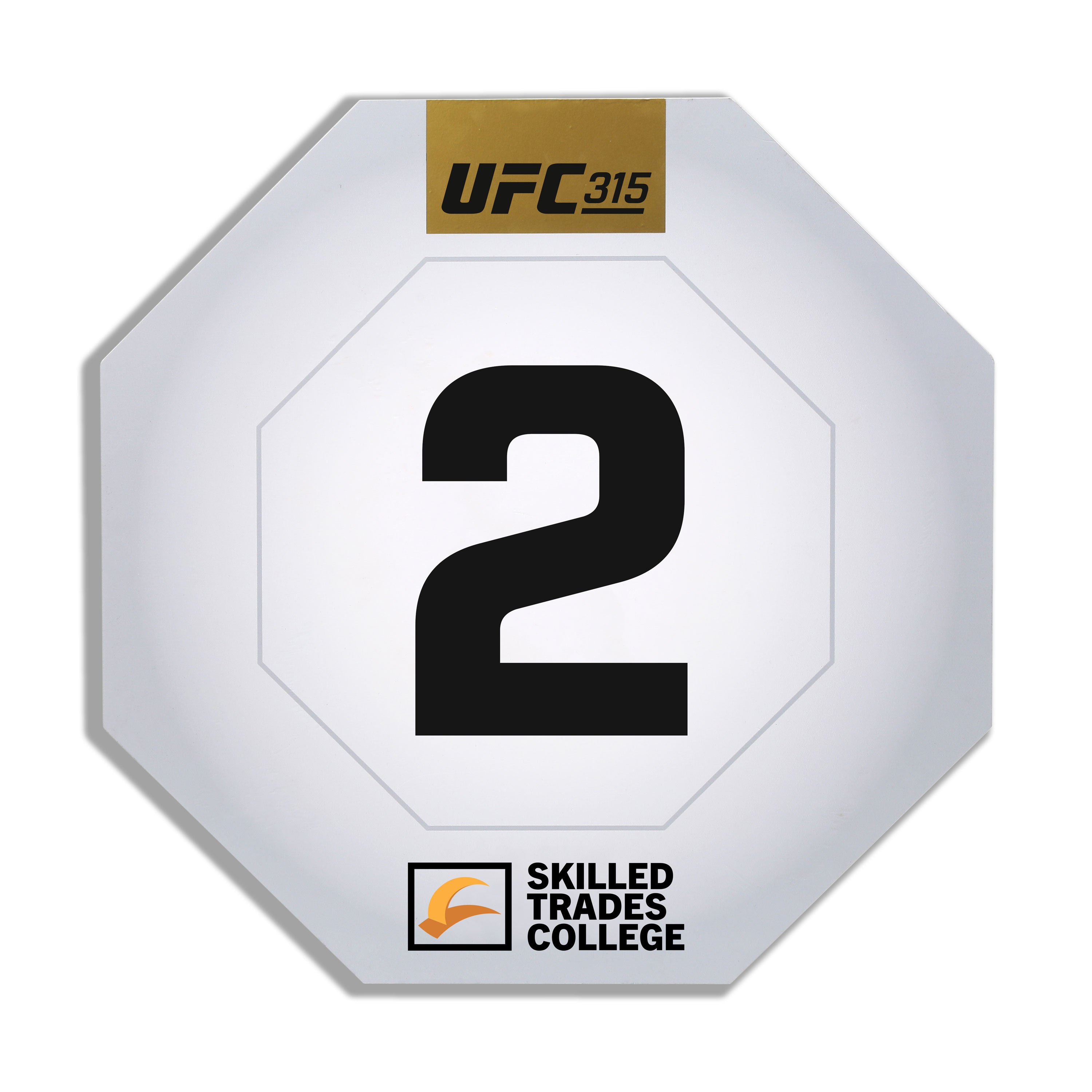 UFC 315: Muhammad vs Della Maddalena Event Used Round Two Card