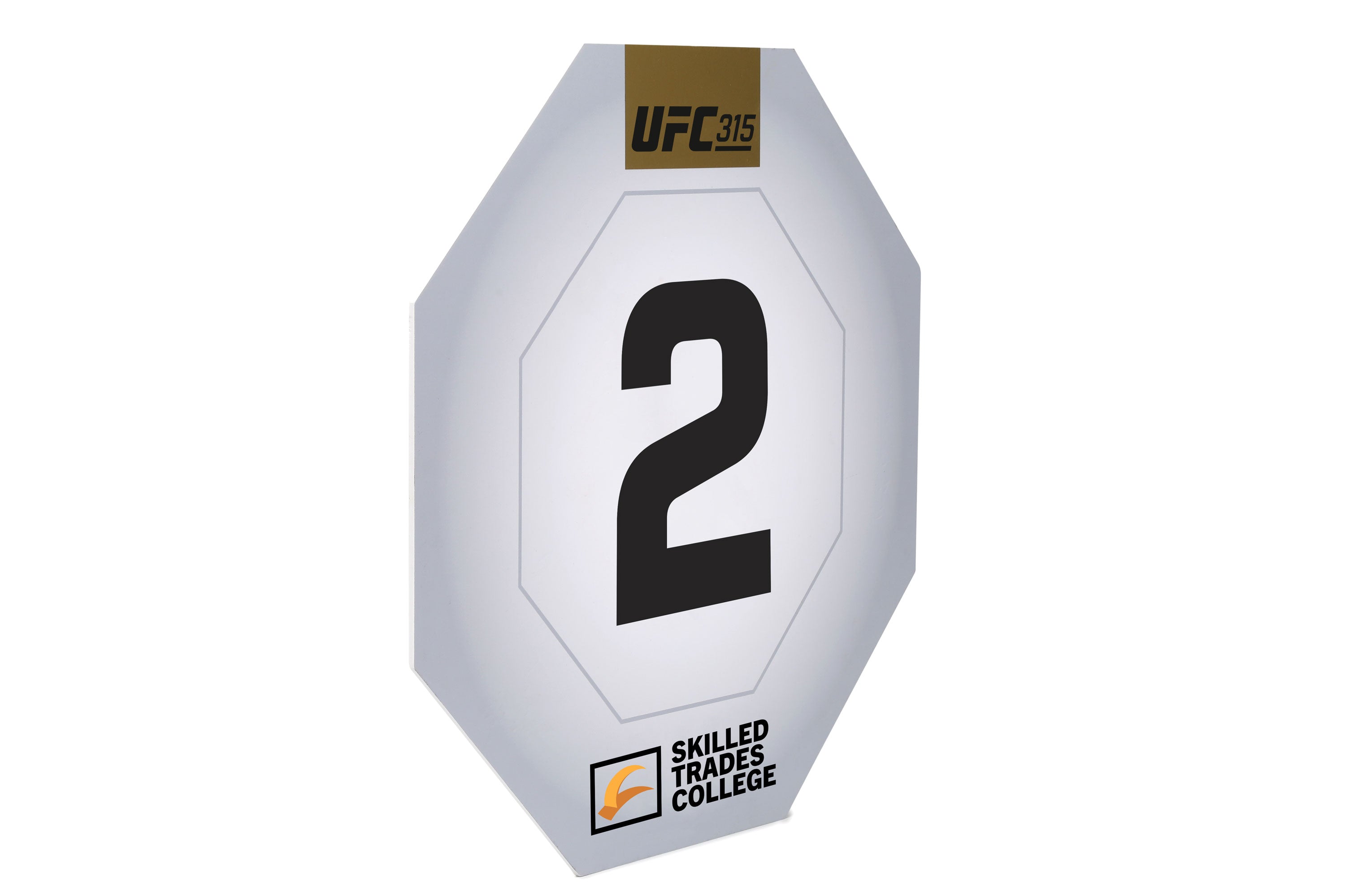 UFC 315: Muhammad vs Della Maddalena Event Used Round Two Card