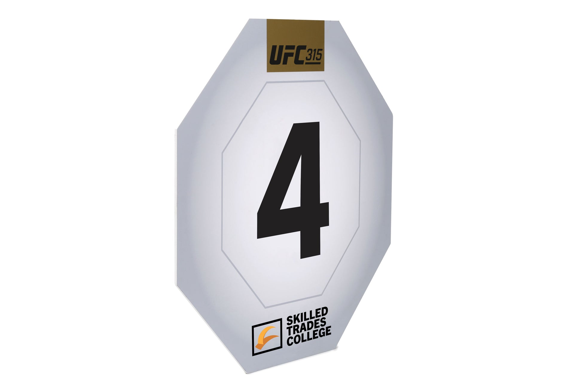 UFC 315: Muhammad vs Della Maddalena Event Used Round Card Four
