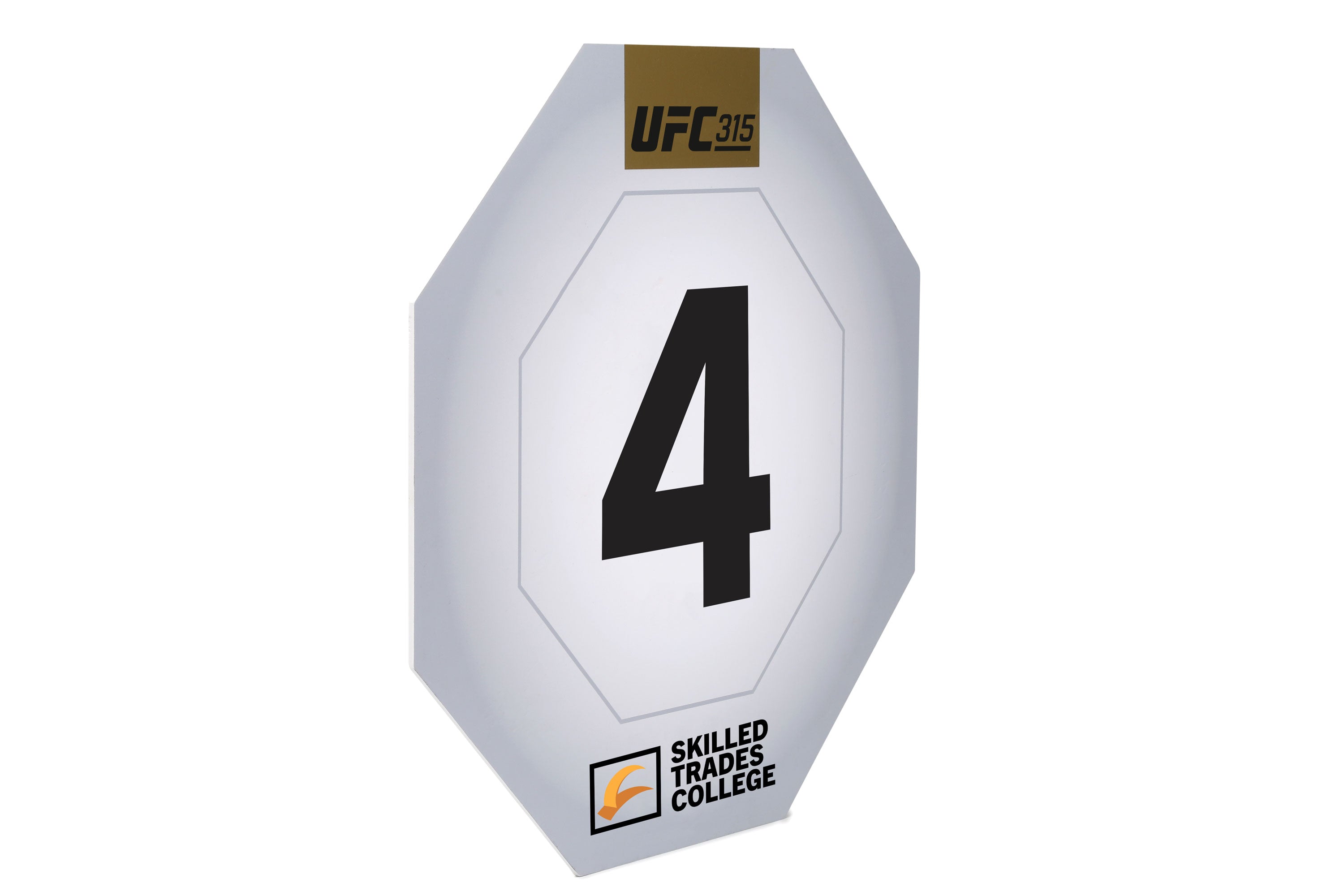 UFC 315: Muhammad vs Della Maddalena Event Used Round Four Card