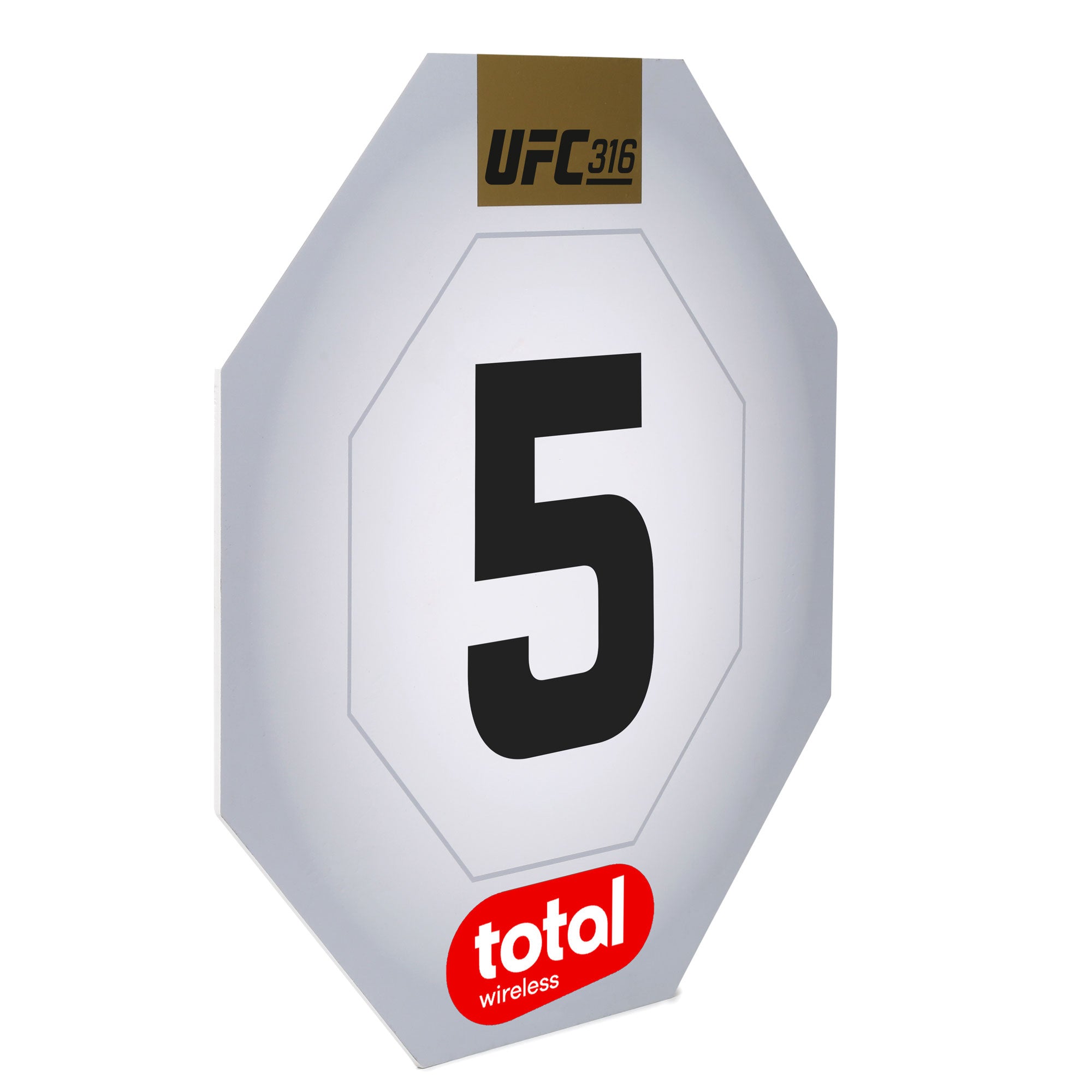 UFC 316: Dvalishvili vs O’Malley 2 Event Used Round Five Card