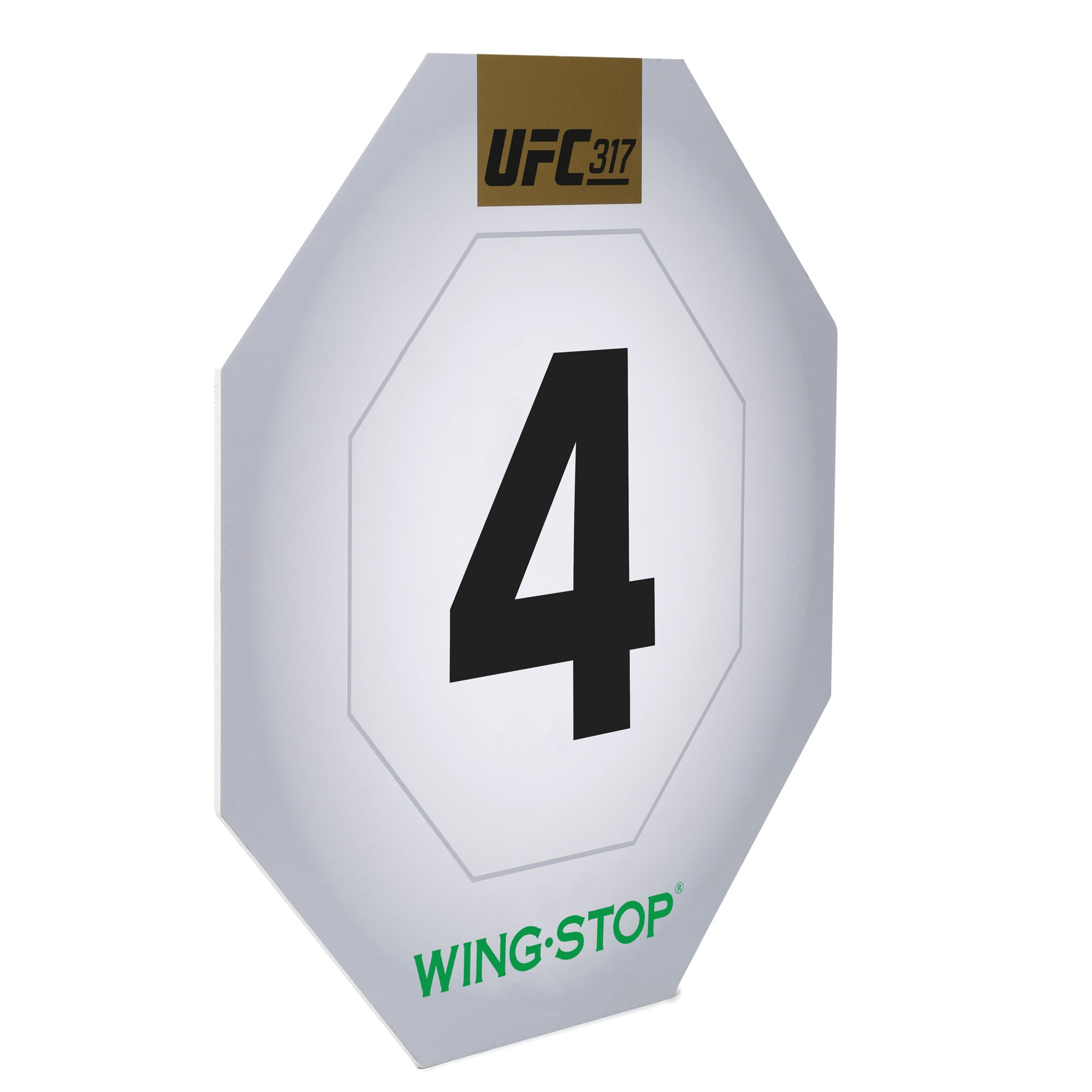 UFC 317: Topuria vs Oliveira Event Used Round Four Card