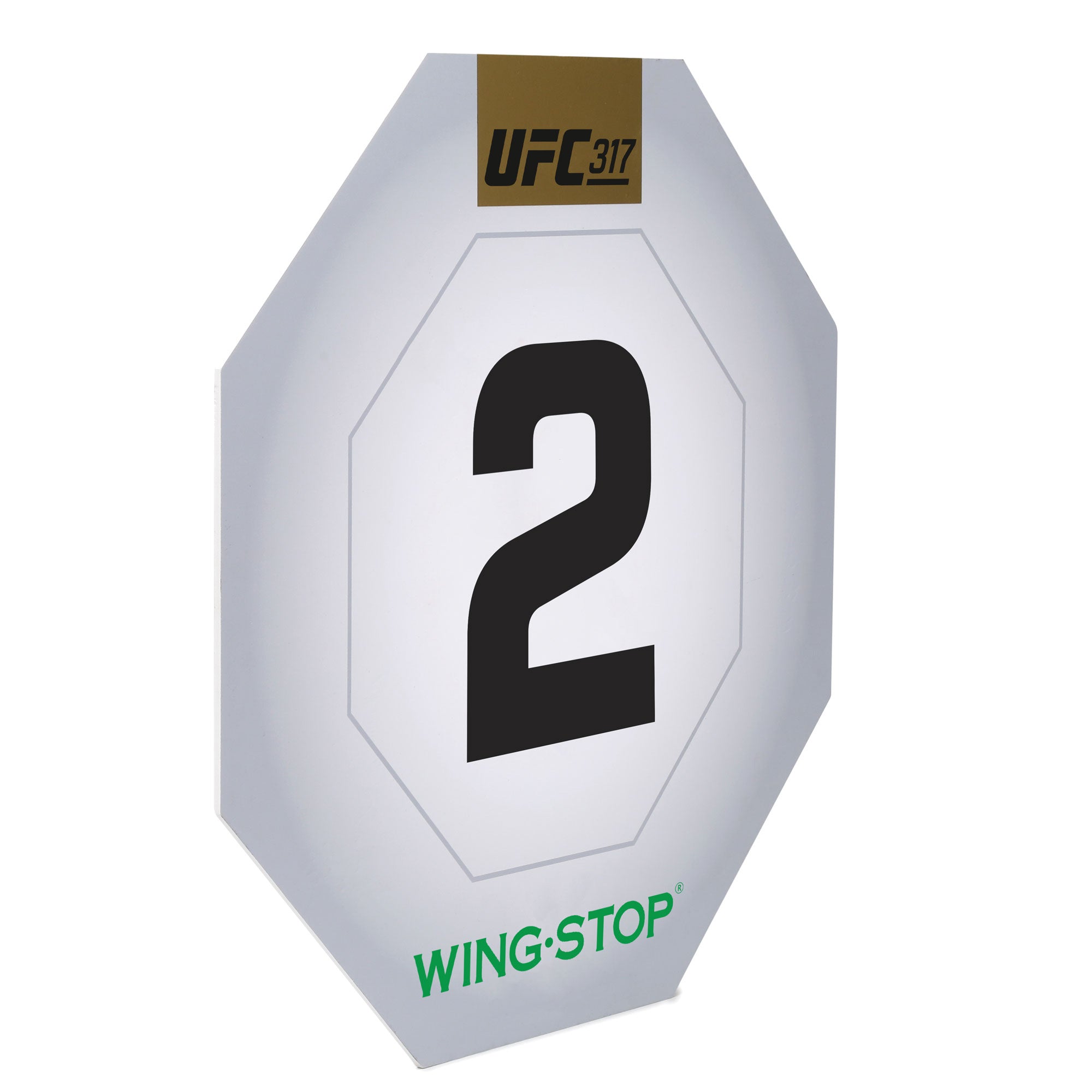 UFC 317: Topuria vs Oliveira Event Used Round Two Card