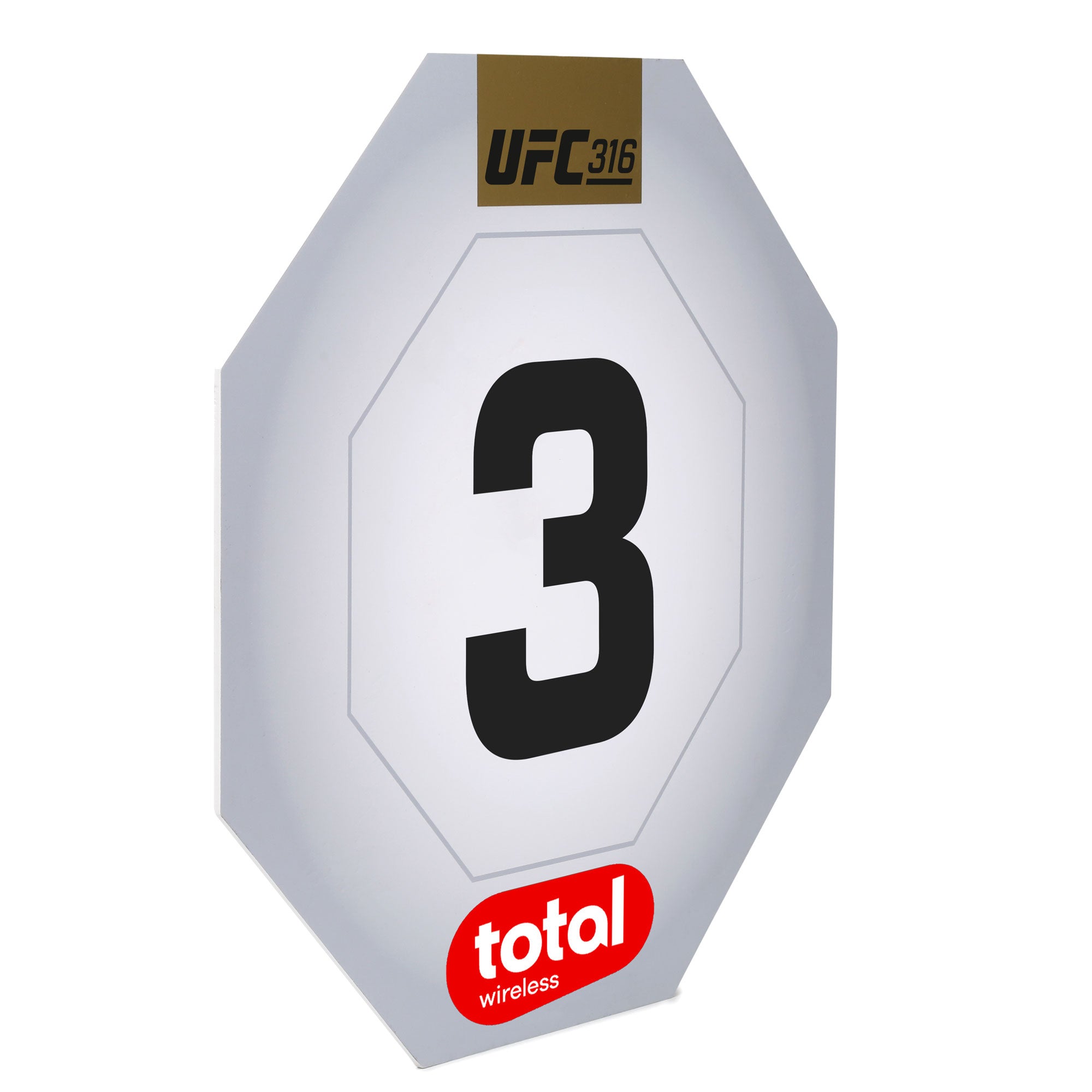 UFC 316: Dvalishvili vs O’Malley 2 Event Used Round Three Card