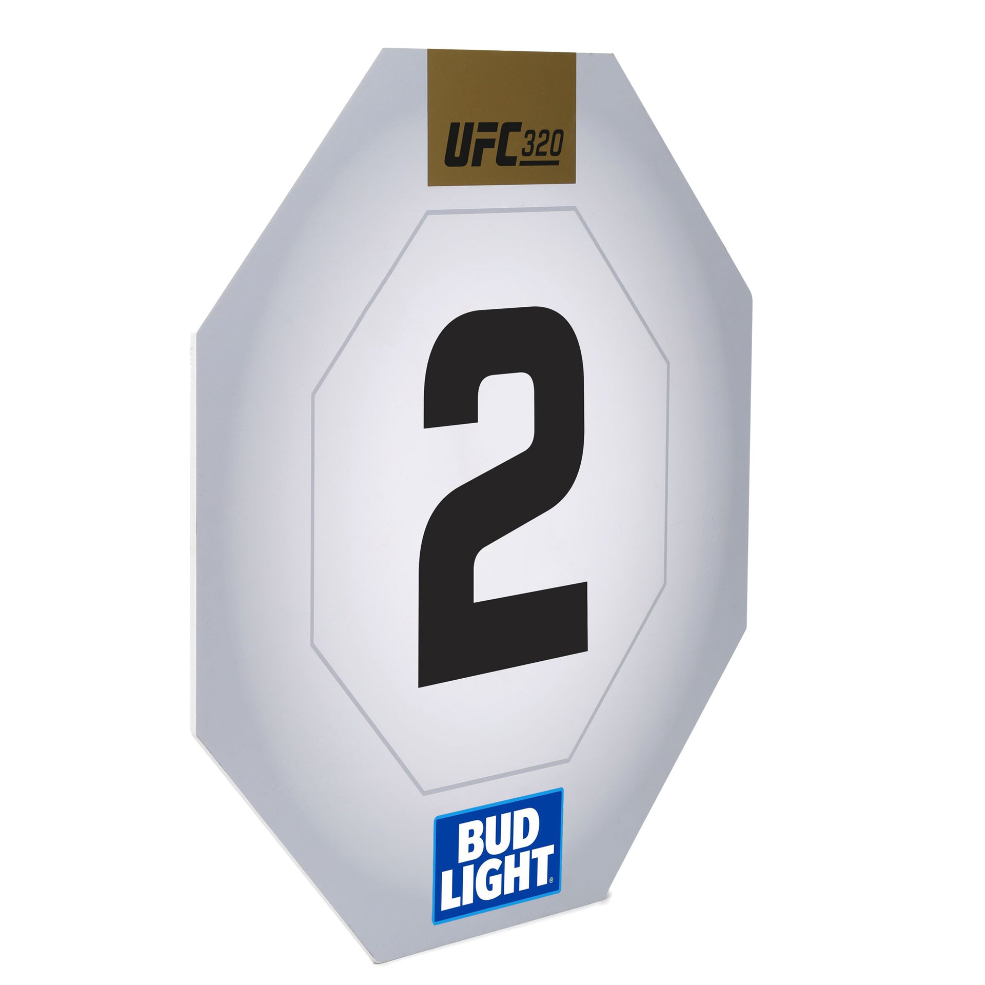 UFC 320: Ankalaev vs Pereira 2 Event Used Round Card Two