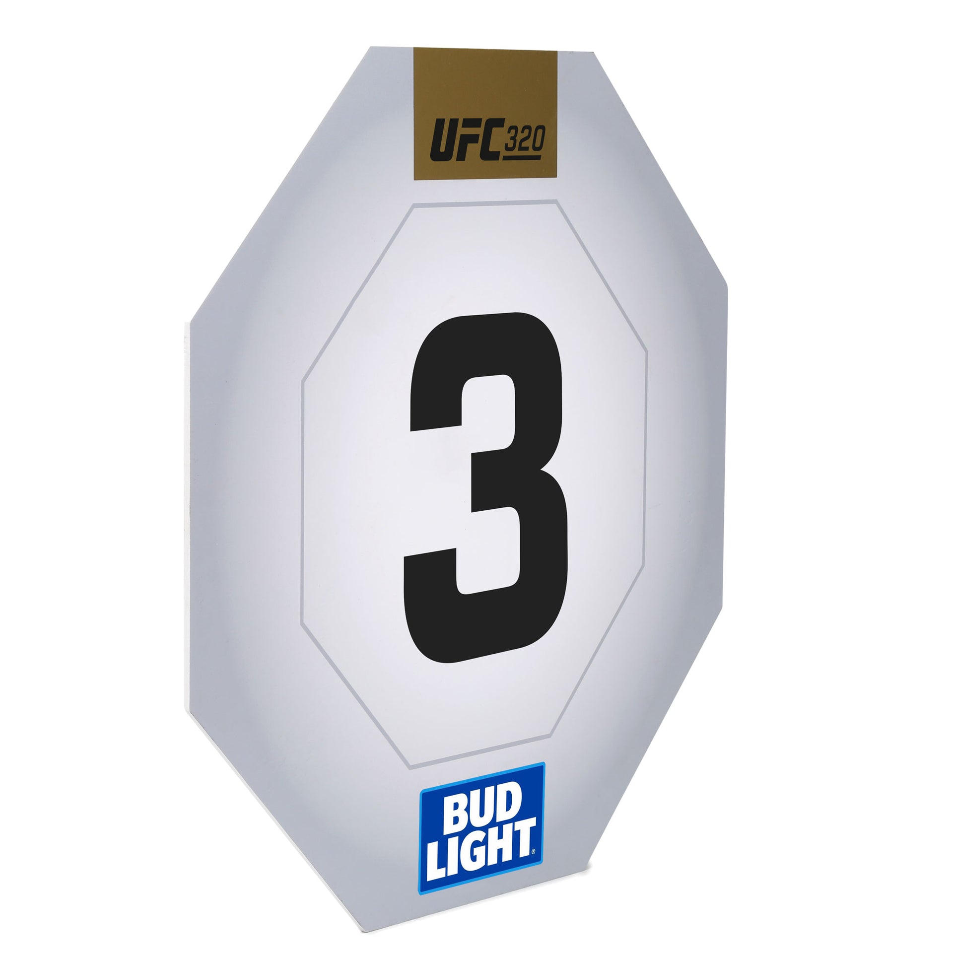 UFC 320: Ankalaev vs Pereira 2 Event Used Round Card Three