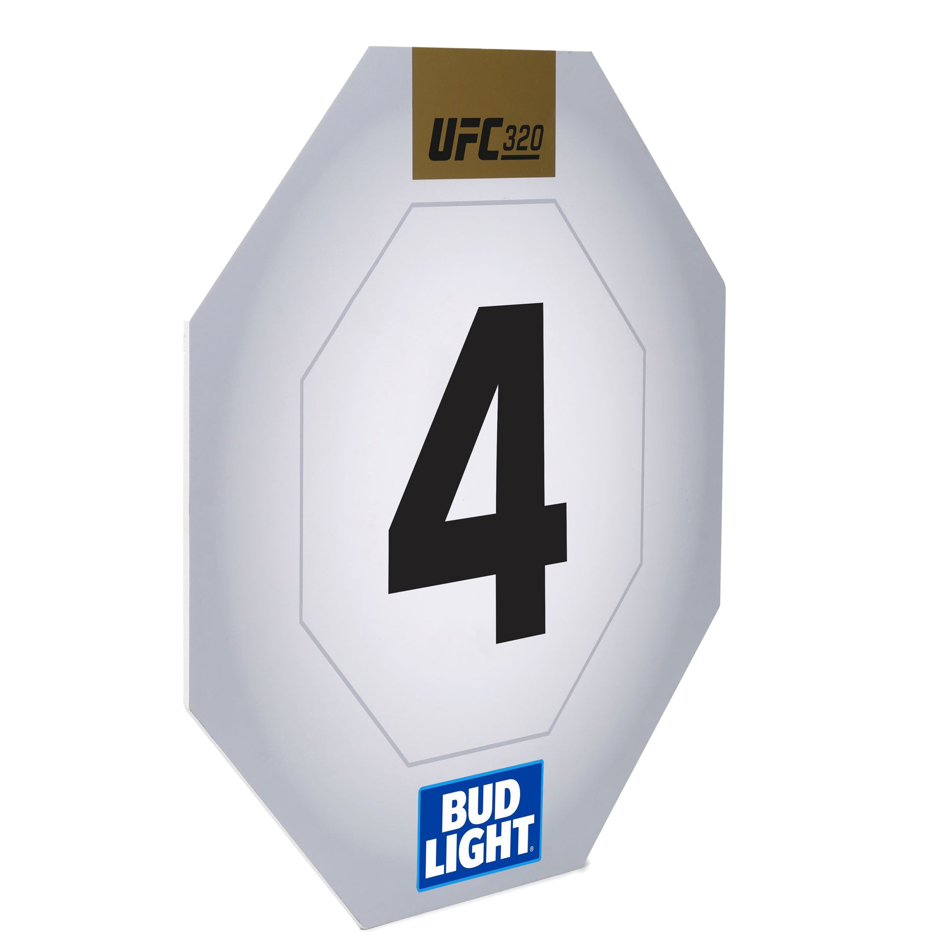 UFC 320: Ankalaev vs Pereira 2 Event Used Round Card Four