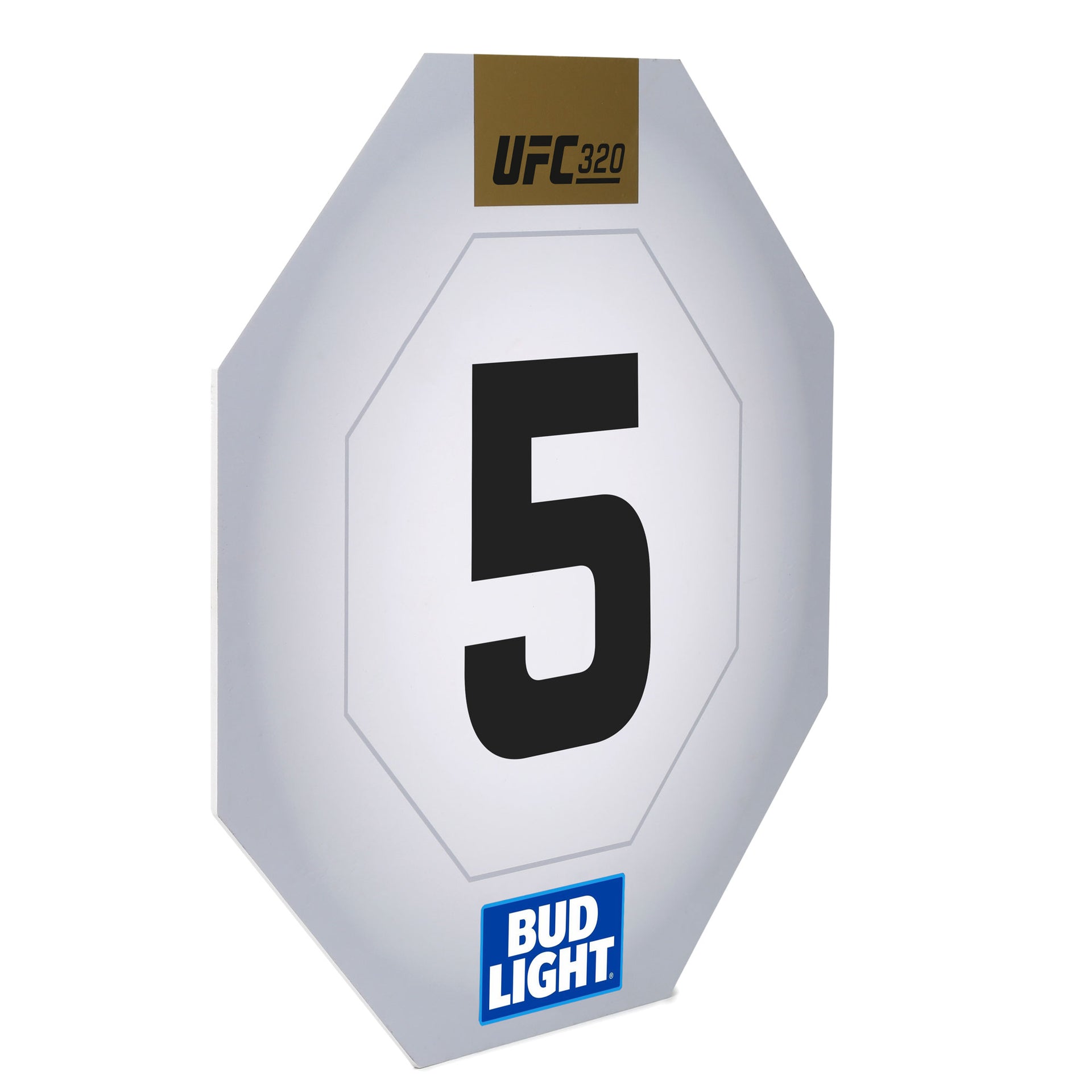 UFC 320: Ankalaev vs Pereira 2 Event Used Round Card Five