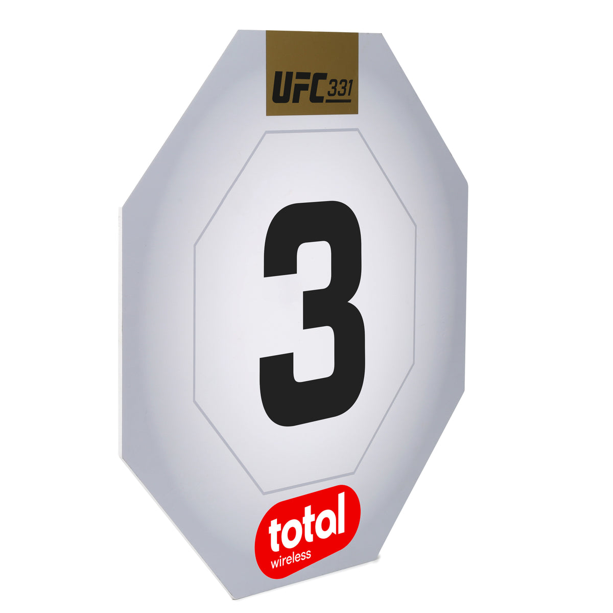 UFC 331: Van vs Pantoja 2 Event Used Round Card Three