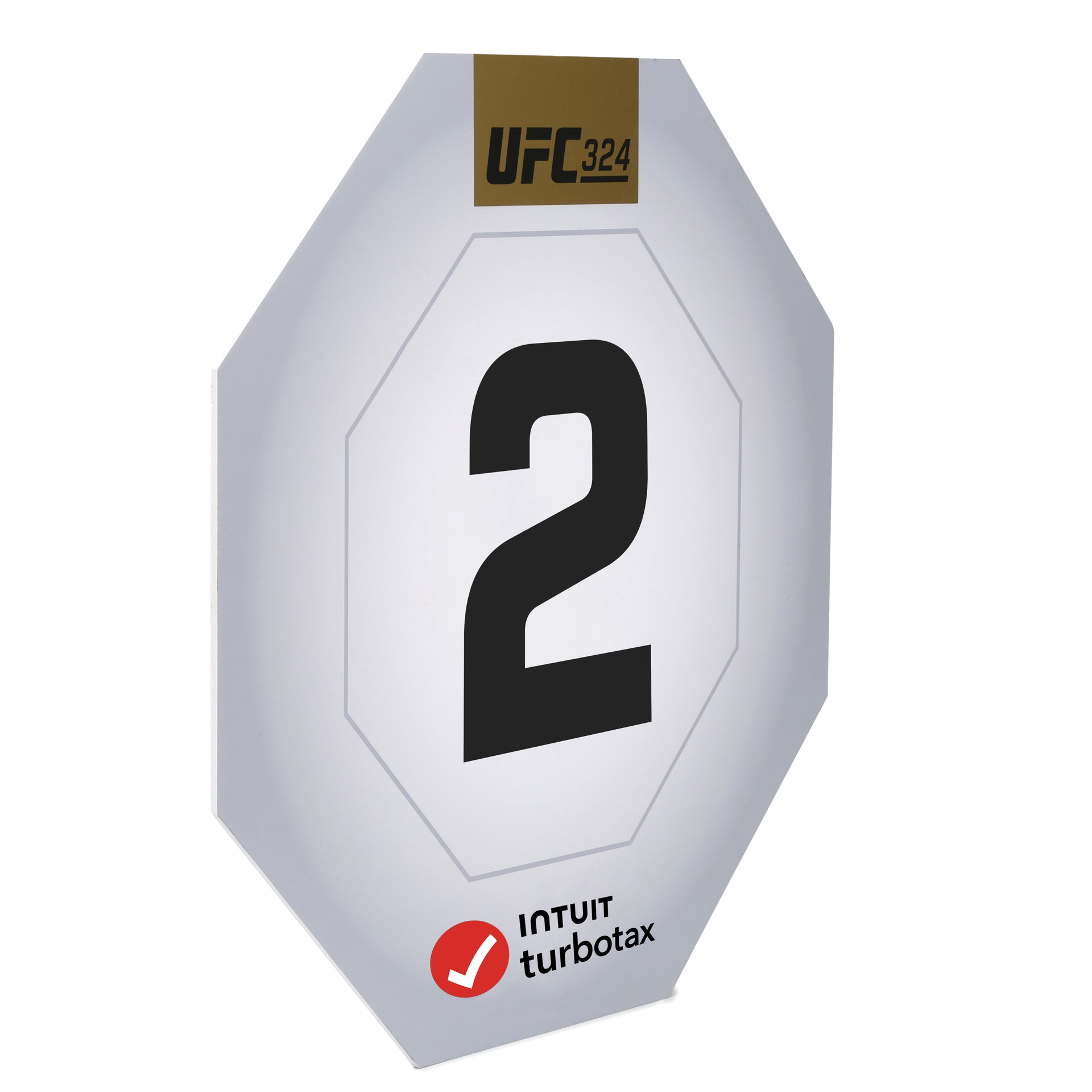 UFC 324: Gaethje vs Pimblett Event Used Round Card Two