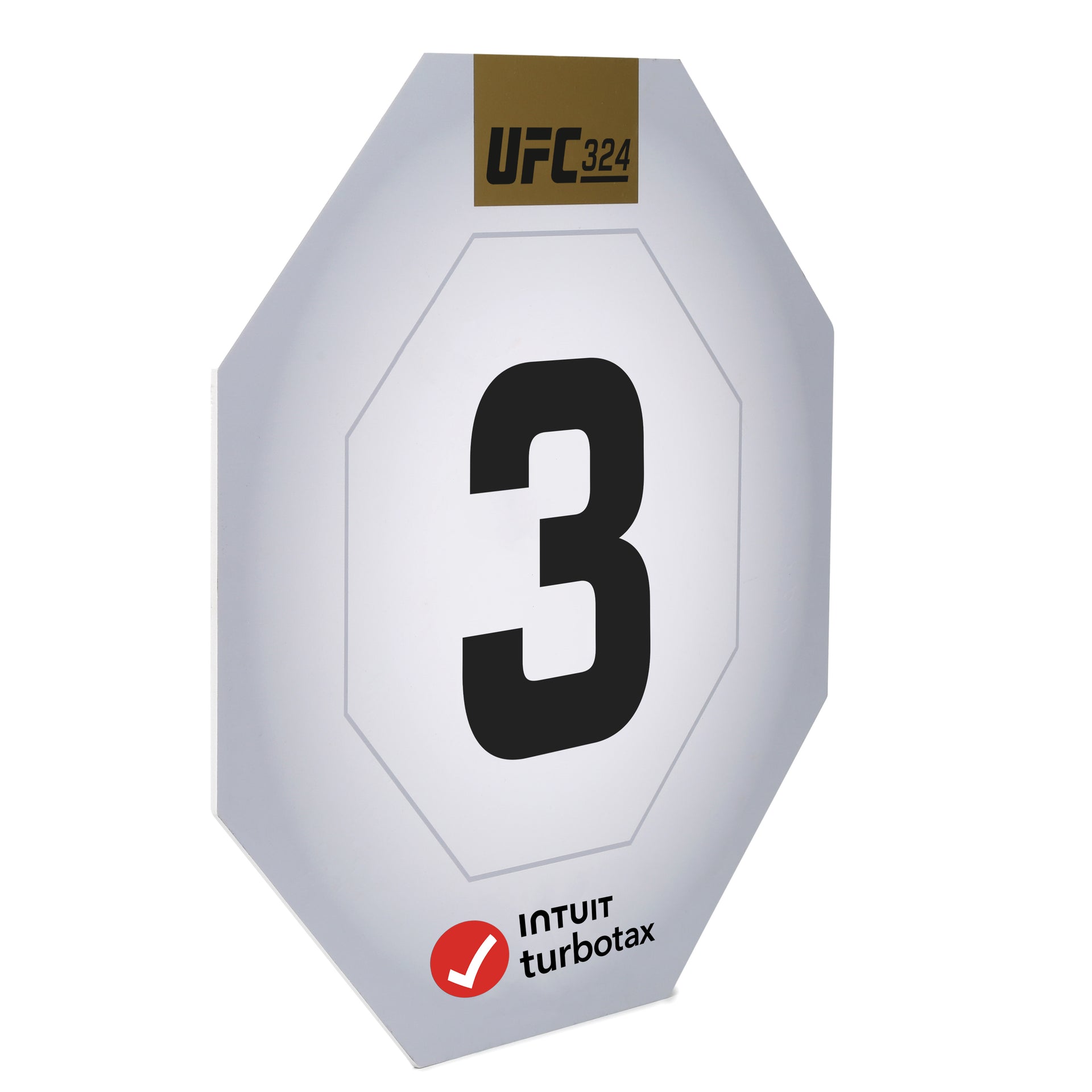 UFC 324: Gaethje vs Pimblett Event Used Round Card Three