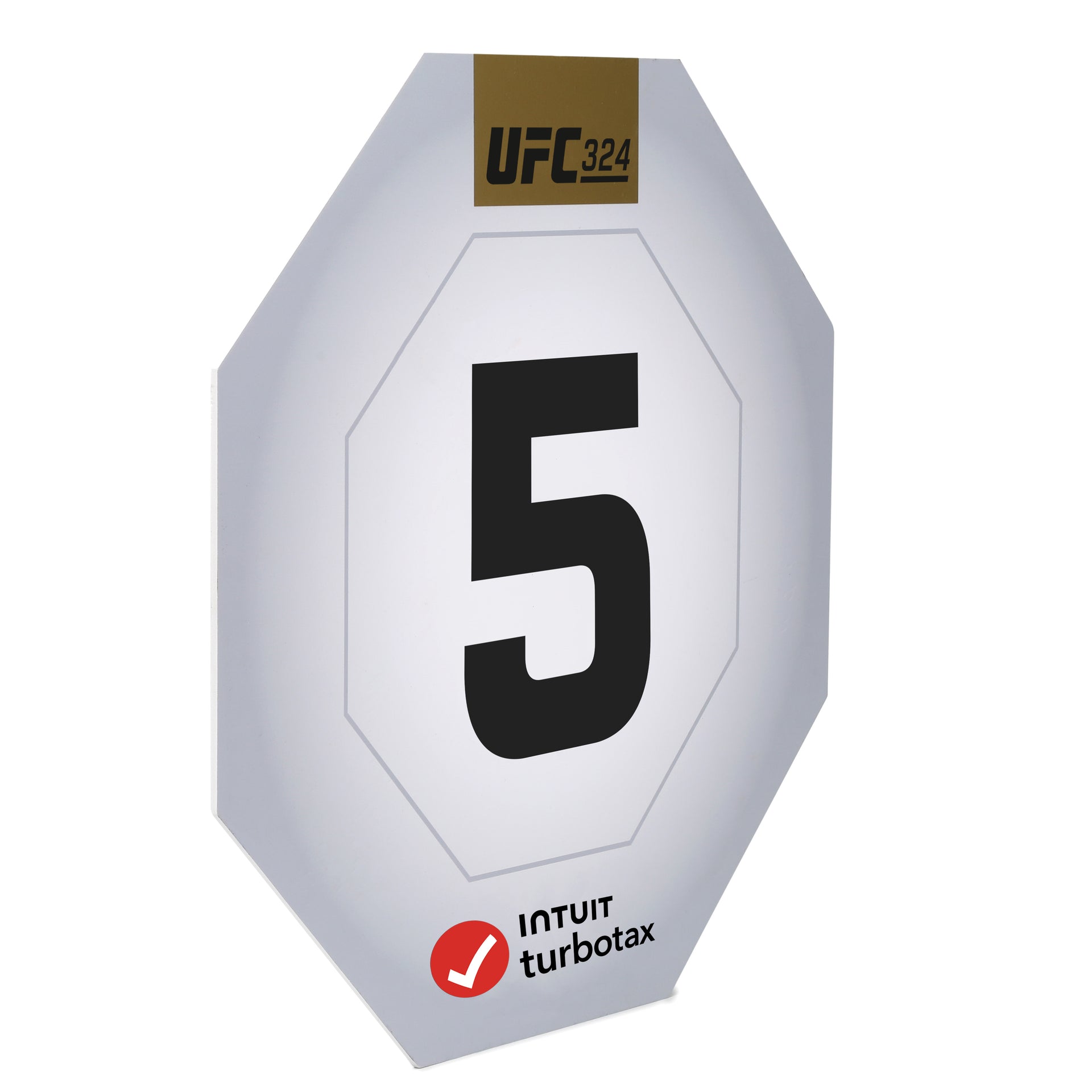 UFC 324: Gaethje vs Pimblett Event Used Round Card Five