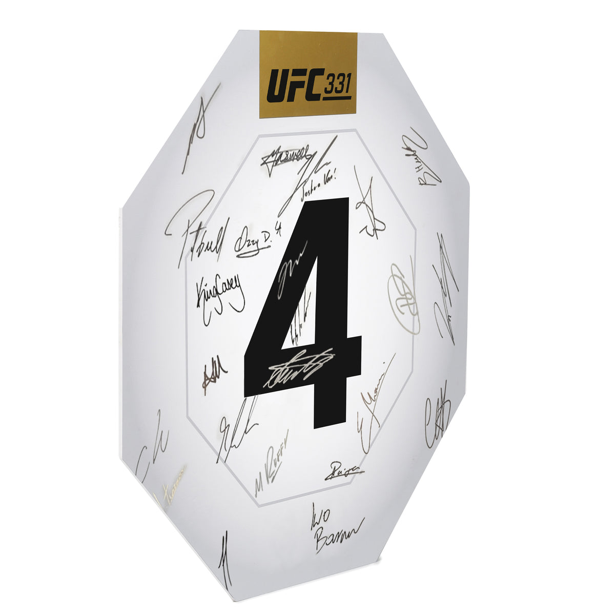 UFC 331: Van vs Pantoja 2 Signed Replica Round Card Four