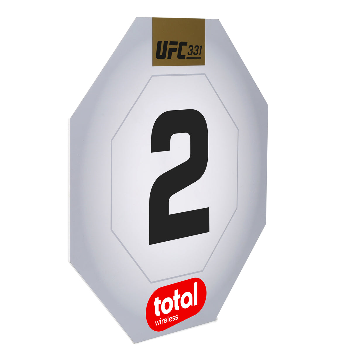 UFC 331: Van vs Pantoja 2 Event Used Round Card Two