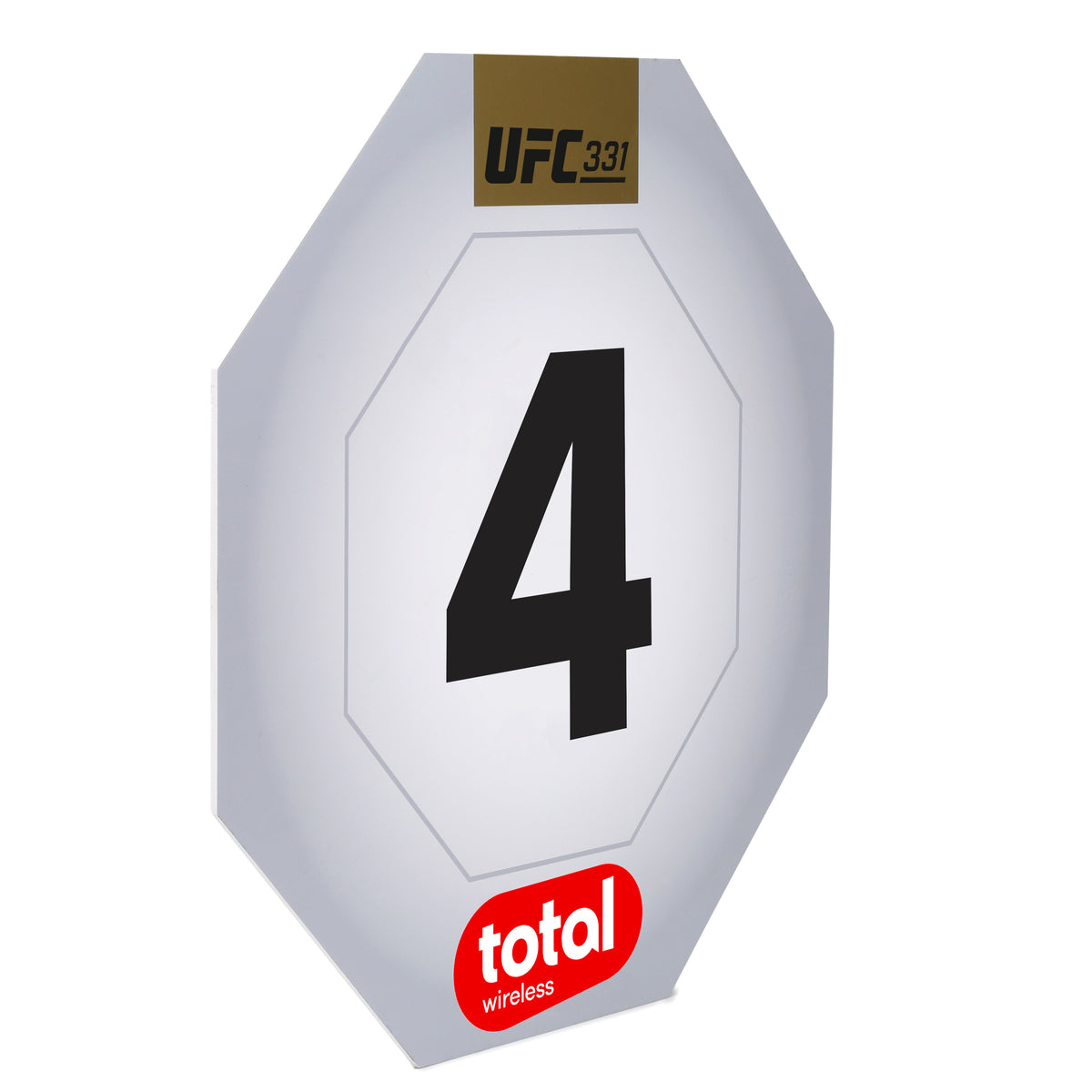 UFC 331: Van vs Pantoja 2 Event Used Round Card Four