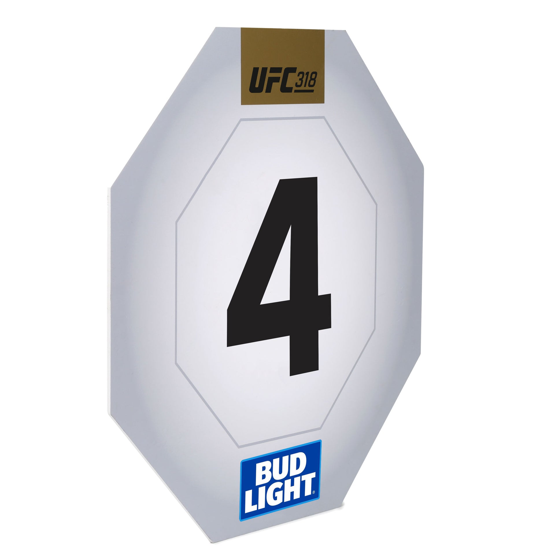 UFC 318: Holloway vs Poirier 3 Event Used Round Four Card