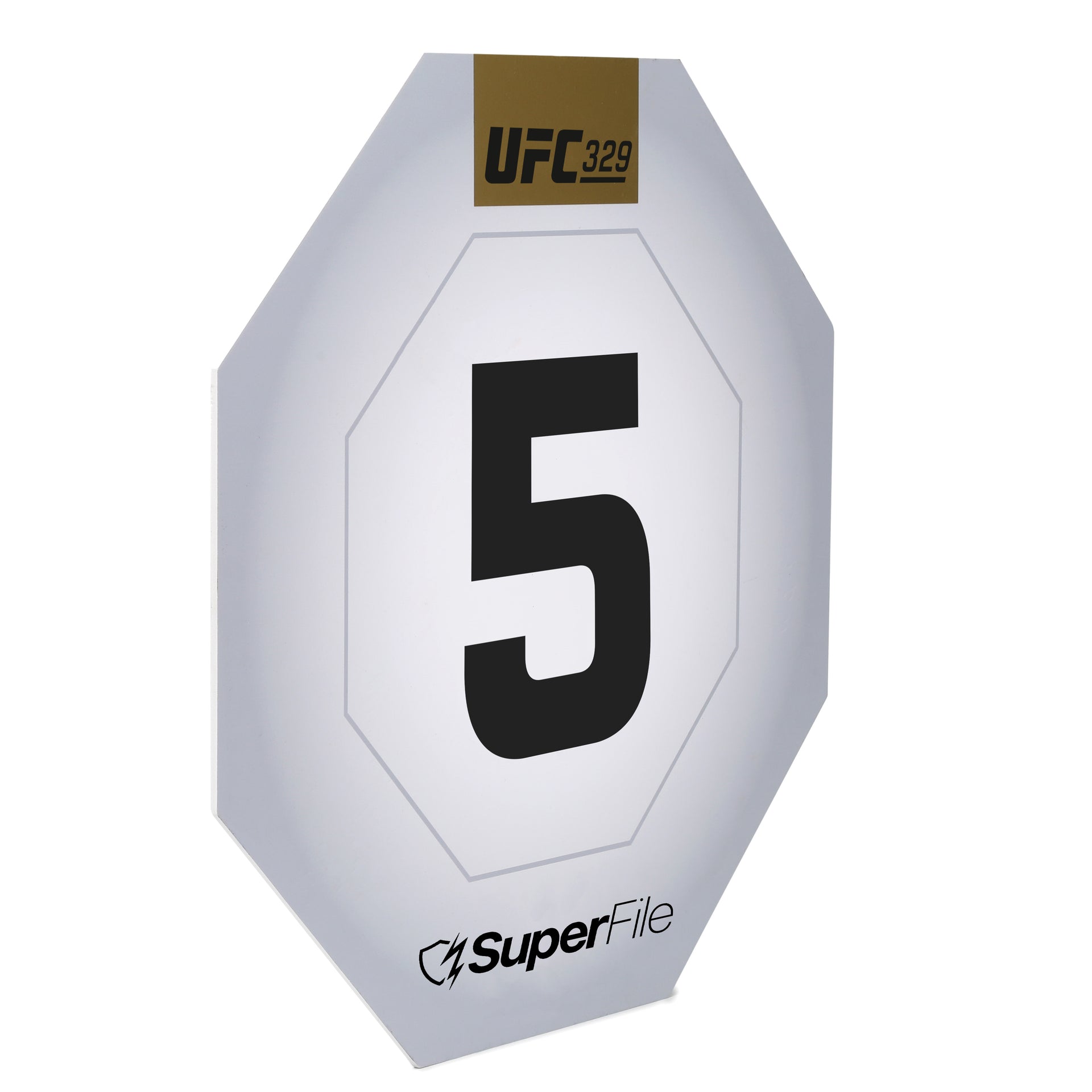 UFC 329: McGregor vs Holloway 2 Event Used Round Card Five