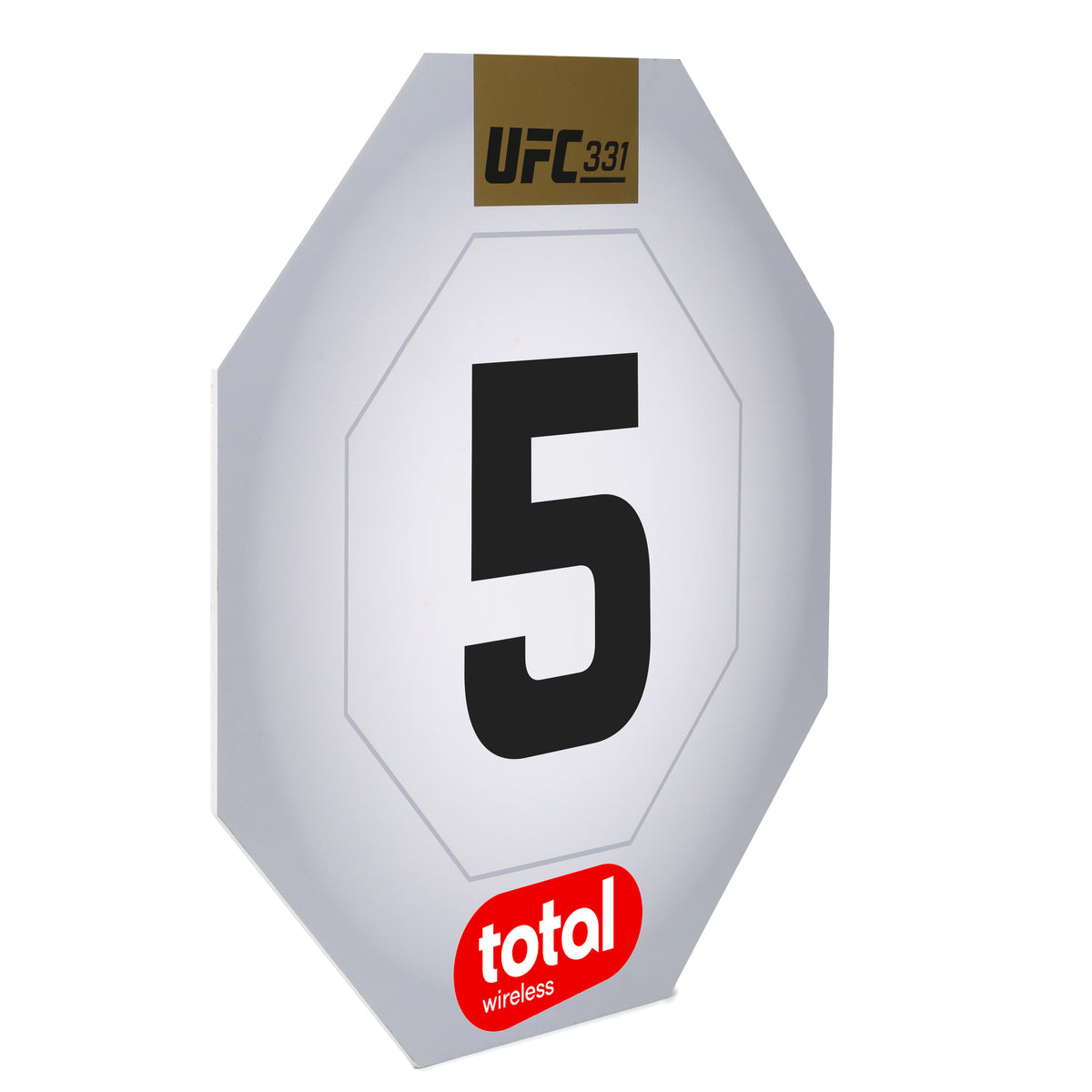 UFC 331: Van vs Pantoja 2 Event Used Round Card Five