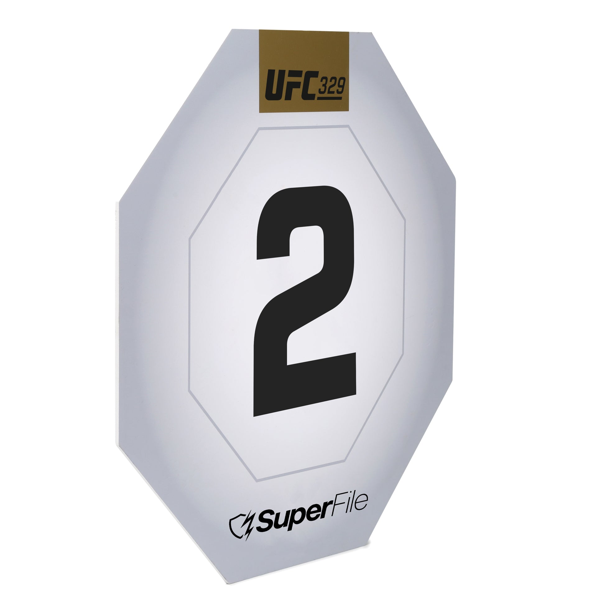 UFC 329: McGregor vs Holloway 2 Event Used Round Card Two