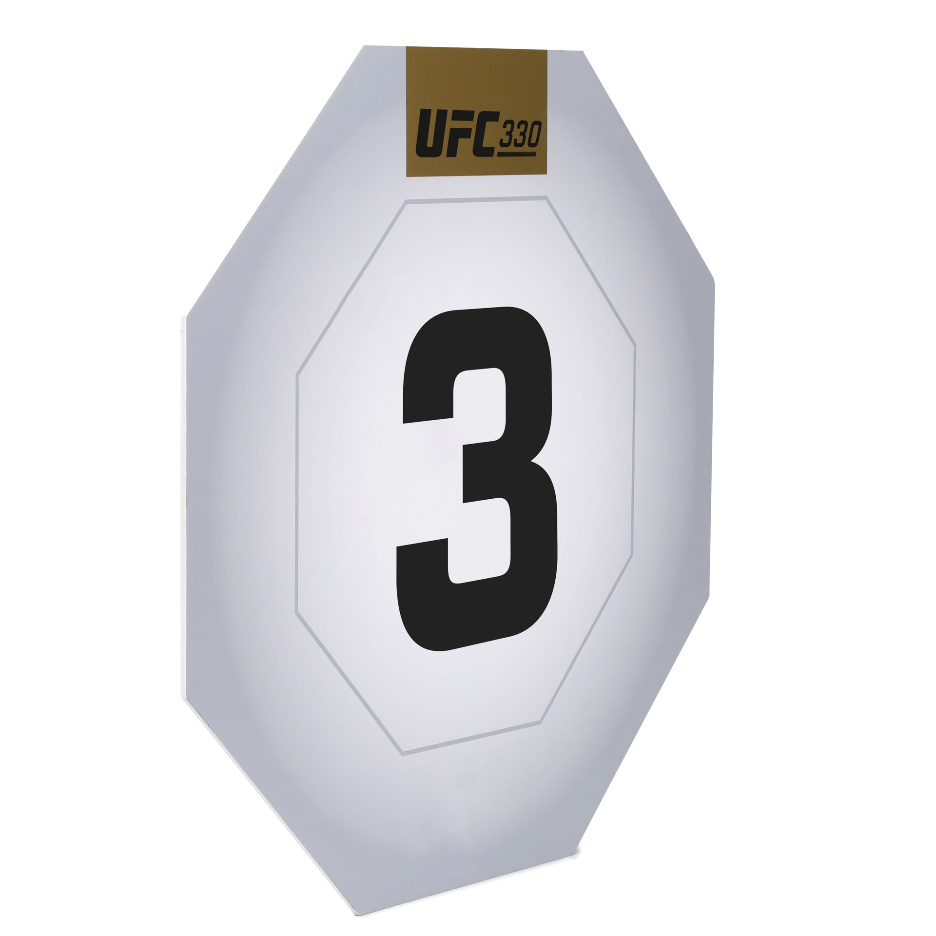 UFC 330: Makhachev vs Machado Garry Event Used Round Card Three