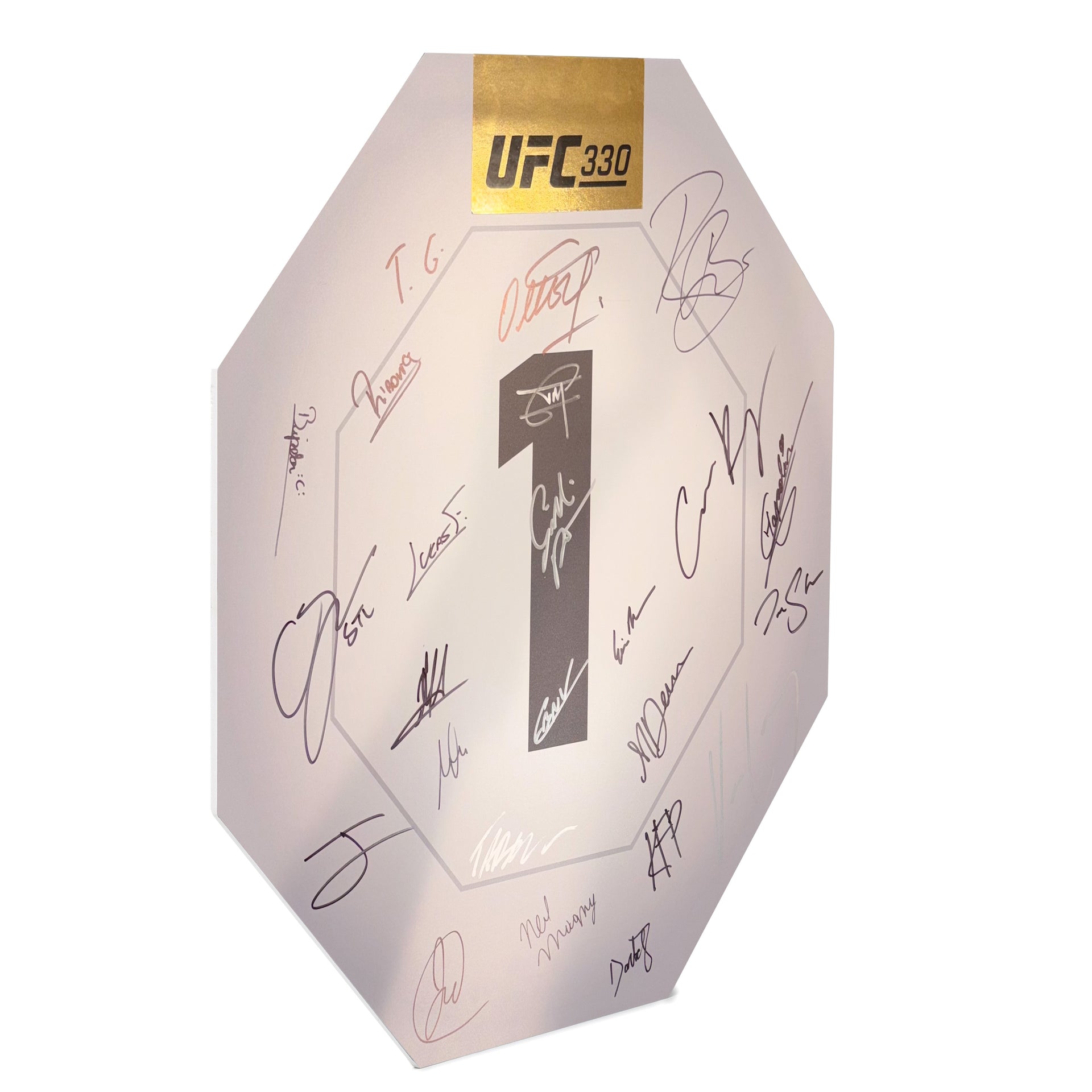 UFC 330: Makhachev vs Machado Garry Autographed Replica Round Card One